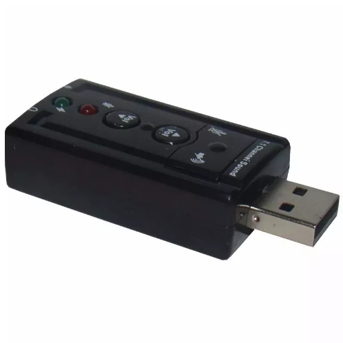 Placa De Som Usb 7.1 Canais