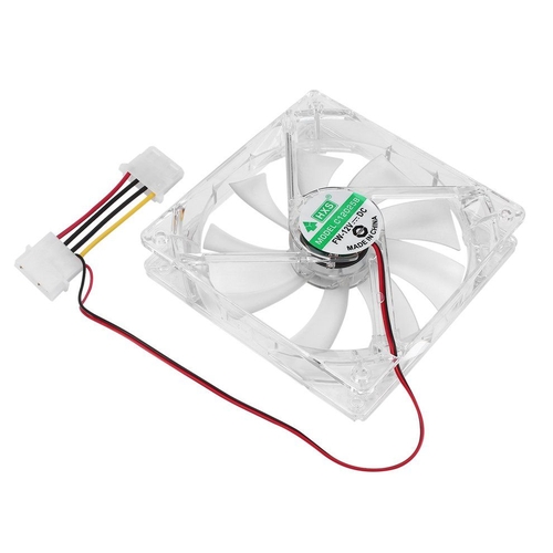 Micro Ventilador Cooler Fan Ventoinha 120x120x25 - Transparente